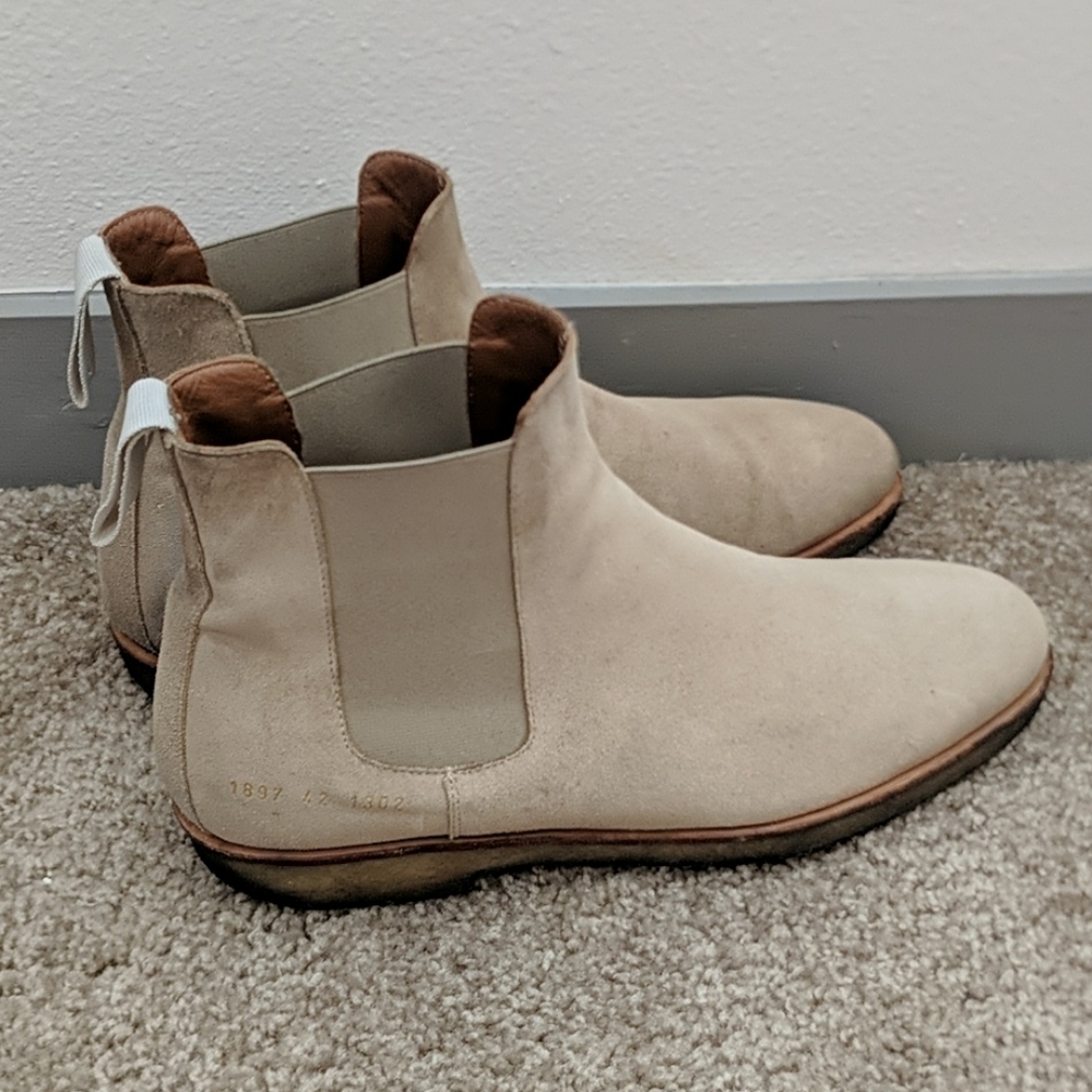 Common Projects tan chelsea boot 9D / EU 42